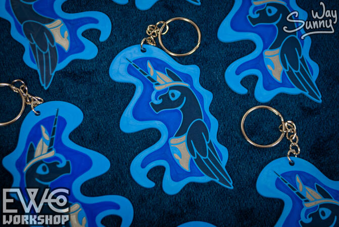 Aegis keychain. Moon part