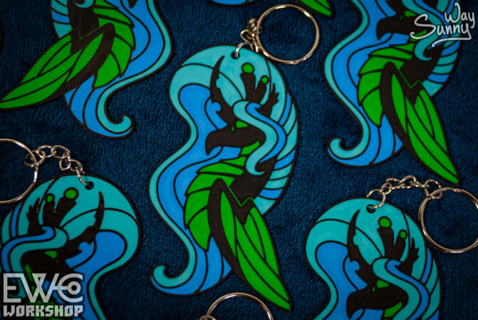 Hemlock keychain